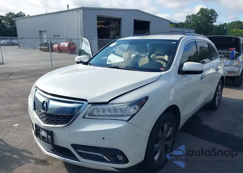2014 Acura Mdx Advance Pkg W/Entertainment Pkg z USA, uszkodzony, nr VIN 5FRYD3H89EB017437